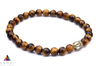 Bransoletka Męska Tygrysie Oko Budda Brazi Druse Jewelry