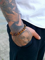 Bransoletka Męska Tygrysie Oko Matowe Brazi Druse Jewelry
