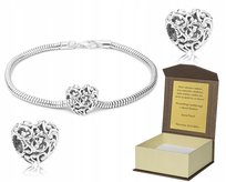 Bransoletka srebrna do Pandora CHARMS 19 cm B144