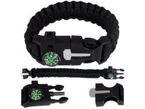 Bransoletka Survival 5W1 Paracord Krzesiwo Kompas PrzydaSie.pl