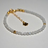 Bransoletka Szczęścia Kamień Księżycowy 3mm - Crystals Break 2 Rozmiary Inna marka