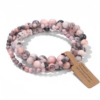 bransoletka z kamieni naturalnych bransoleta Rock Boho prezent 3 szt zestaw