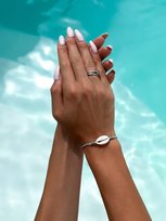 Bransoletka z Muszelką NIEBIESKA