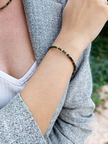 Bransoletka Zielony Turmalin - Energia Natury Brazi Druse Jewelry