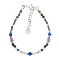 Bransoletka znak zodiaku strzelec - mix kamieni i srebro Skorulski Jewellery