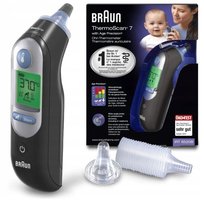 Braun IRT6520 Termometr do Ucha dla dzieci i dorosłych + 21 kapturków