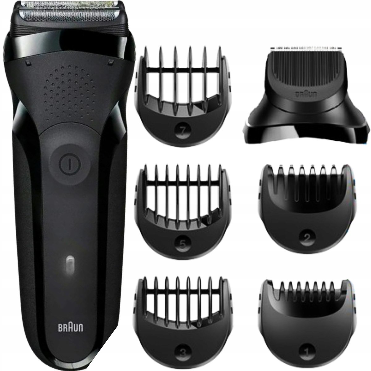 Braun BRAUN SERIES 3 300S GOLARKA ELEKTRYCZNA DO TWARZY CZARNA PRECYZYJNA PRO