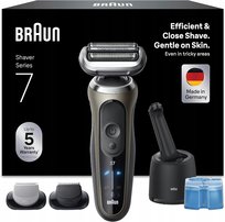 Braun Series 7 Golarka Elektryczna SmartCare Wet Dry 4w1 60min pracy Zestaw Braun