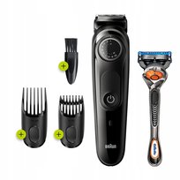 Braun TRYMER DO BRODY DO WŁOSÓW BeardTrimmer 3 BT3242+Gillette Fusion 5 Braun