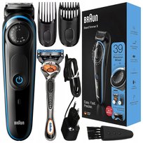 Braun Trymer Golarka Maszynka Do Zarostu Brody 6W1 + Nasadki Braun