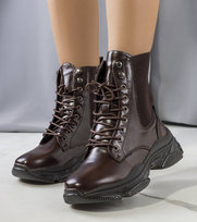 Brązowe botki Sedile -39