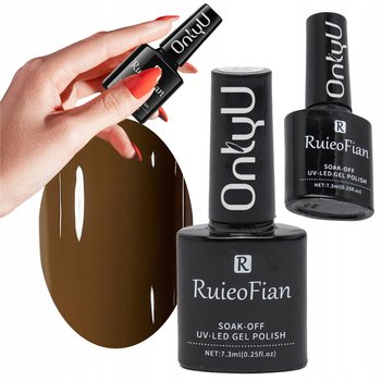 Brazowy Hybrydowy Lakier Do Paznokci Z Polyskiem Lakier Uv Onlyu/L033 - OnlyU