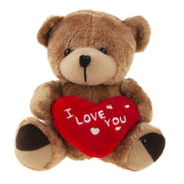 Brązowy Miś Dla Dziewczyny Dziecka Serce I Love You Pluszak MARTOM