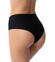 Brazyliany damskie bezszwowe BRASIL MAXI czarne  XL JULIMEX