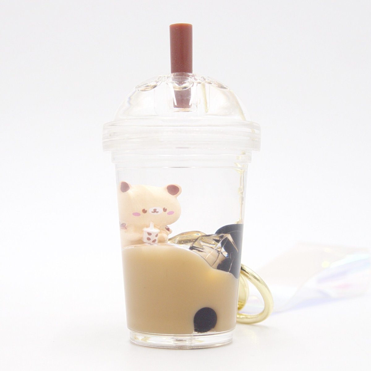 Breloczek Brelok Bubble Tea Z Kotkiem I Kuleczkami myHomelife Moda