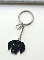 Breloczek Brelok Do Kluczy Pies Piesek Głowa Labrador Retriver Czarny Łapa ALEKORALE-ELBLĄG