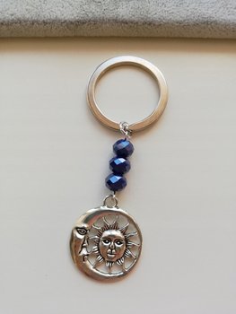 Breloczek Brelok Do Kluczy Słońce Księżyc Granat - ALEKORALE Elbląg