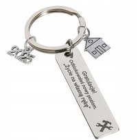 Breloczek dla chłopaka dla syna przeprowadzka nowy dom życie na własną rękę