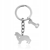 Breloczek dla psa zawieszka do kluczy collie owczarek szkocki lessie border