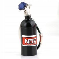 Breloczek do kluczy dla chłopaka czarny nitro dla kierowcy prawo jazdy