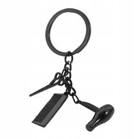 Breloczek do kluczy dla fryzjera dla stylisty koki loki fryzura atelier