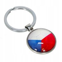 Breloczek do kluczy dla kibica Czechy flaga drużyna zawieszka narodowa