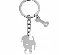 Breloczek do kluczy dla psa zawieszka pies baset basset artezyjsko normand