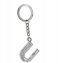 Breloczek do kluczy dla Uli pomysł na prezent litera U brelok pamiątka