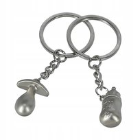 Breloczek do kluczy do młodych rodziców dla kobiety w ciąży ciąża prezent