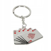 Breloczek do kluczy gambler poker gracz poker iluzjonista sztuczki karciane