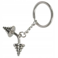 Breloczek do kluczy hantle siłownia rekord stówa na klatę pamiątka kluczyk