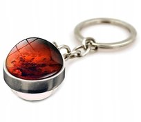 Breloczek do kluczy planeta Mars dla Niego kosmiczny prezent dla chłopaka