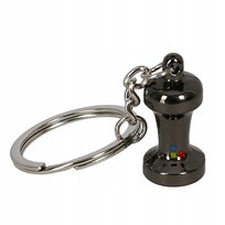 Breloczek do kluczy prezent dla baristy tamper kolba ekspres kawiarnia