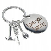 Breloczek do kluczy prezent dla taty coś dla taty dedykacja najlepszy tata