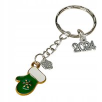 Breloczek do kluczy rękawica bitwa na śnieżki święta choinka prezent