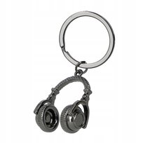 Breloczek do kluczy słuchawki nauszne prezent dla słuchacza muzyka meloman
