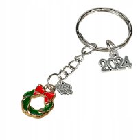 Breloczek do kluczy wianek świąteczny adwentowy Święta Bożego Narodzenia