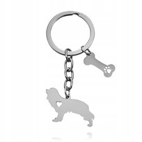 Breloczek do kluczy zawieszka blaszka imię spaniel king charles cavalier