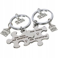 Breloczek do kluczy zawieszka do nowego domu prezent na parapetówkę dla par