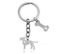 Breloczek do kluczy zawieszka do obroży bulterier bulterrier dla psa psiak