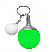 Breloczek do kluczy zielona rakieta tenisowa paletka prezent dla tenisisty