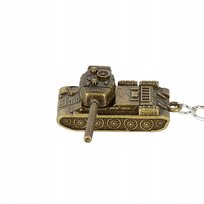 Breloczek do kluczy zielony czołg prezent dla męża dla gracza chłopaka tank Squllers