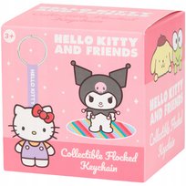 BRELOCZEK HELLO KITTY AND FRIENDS FIGURKA FLOKOWANA ZAWIESZKA DO KLUCZY Sanrio