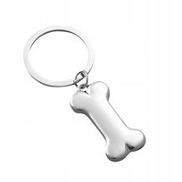 Breloczek kość dla psa srebrna psia kostka psiak pupil piesek pies zwierze