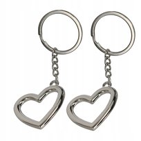 Breloczki dla zakochanych 2 szt. serce prezent dla rocznicę miłość love