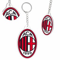 Brelok AC Milan do Kluczy Auta Domu Prezent dla Kibica Fana Piłka Nożna RoyalGift