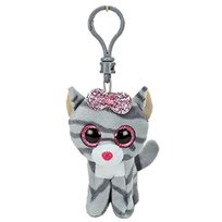 Brelok Beanie Boos, szary kot Kiki 8,5cm