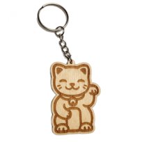 Brelok Breloczek Do Kluczy Maneki Neko Japoński Kot Szczęścia