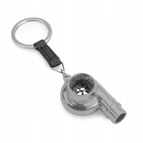 Brelok Breloczek Do Kluczy Turbo Turbina Srebrny