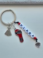 Brelok Breloczek Klapek Sukienka Serce Imię Napis